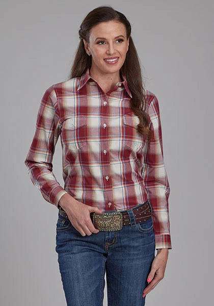 Roper 2160 '57 Chevy Plaid (Red) - Women's Western Shirt