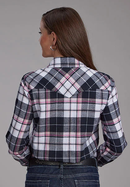 Roper 2206 Unlined Flannel (Black) - Women's Western Shirt