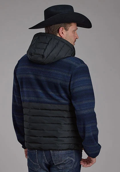 Roper 2320 Combo (Navy) - Men's Fleece/Nylon Jacket