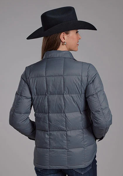 Roper 2165 Parachute Pockets (Steel) - Women's Nylon Jacket