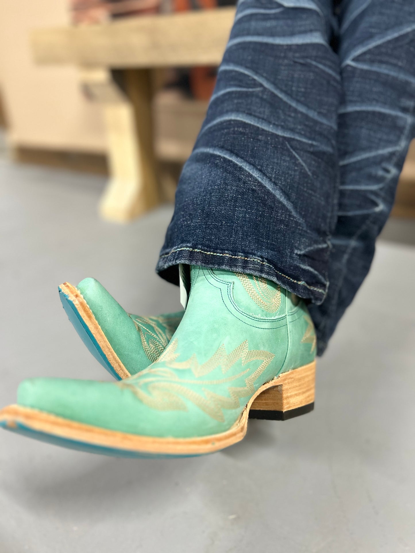 Lane Turquoise Ankle Women’s Boots