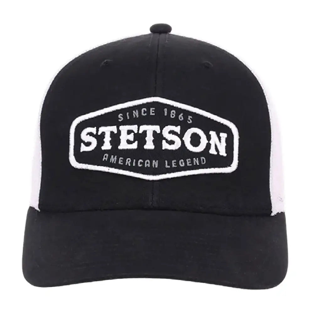 Stetson American Legend (Black/White) - Trucker Cap