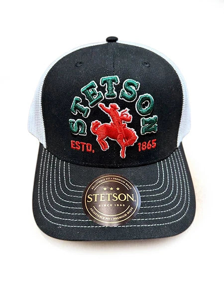 Stetson Bronco Rider (Black) - Trucker Cap