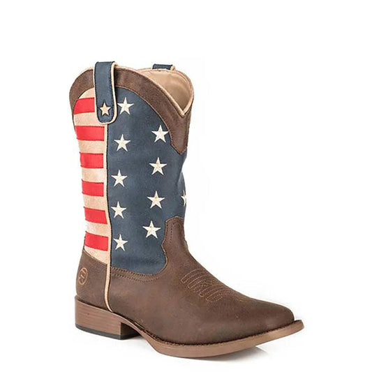 Roper American Patriot - Little Kids / Big Kids Cowboy Boot