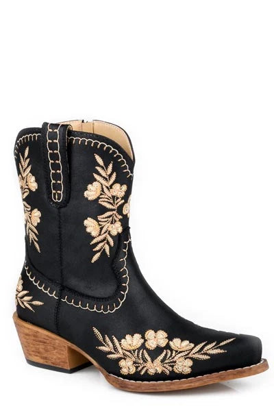 Roper Wynona (Black) - Women's Cowgirl Boot