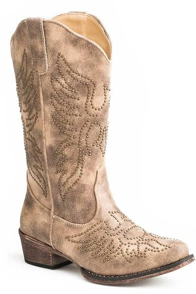 Roper Eaglets (Tan) - Women's Cowgirl Boot