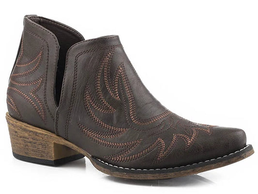 Roper Ava (Dark Brown) - Women's Cowgirl Boot