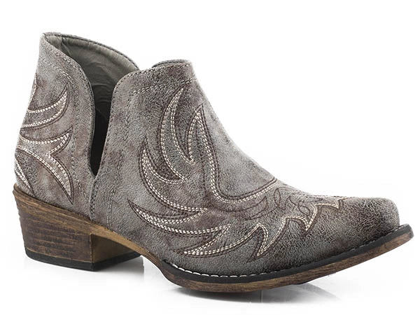 Roper Ava Vintage (Grey) - Women's Cowgirl Boot