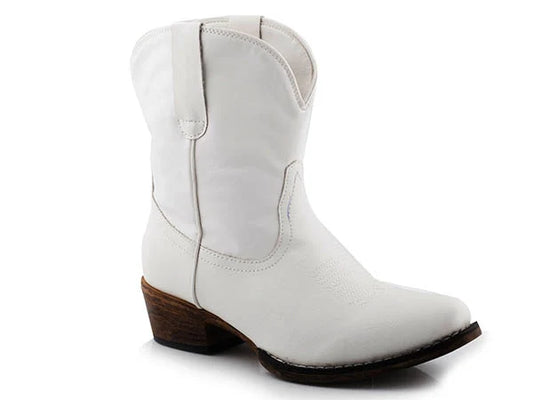 Roper Emma (White) - Women's Cowgirl Boot
