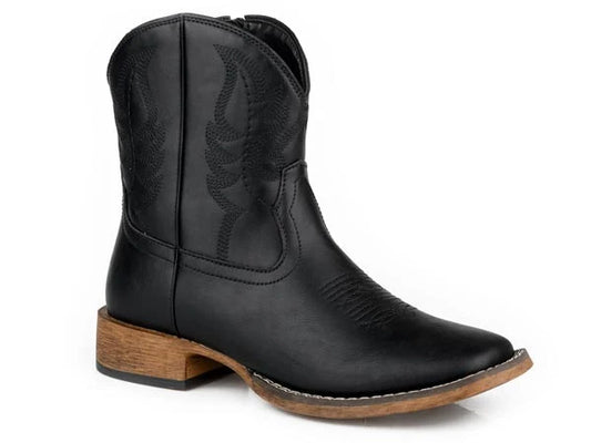 Roper Shayla (Black) - Women's Cowgirl Boot