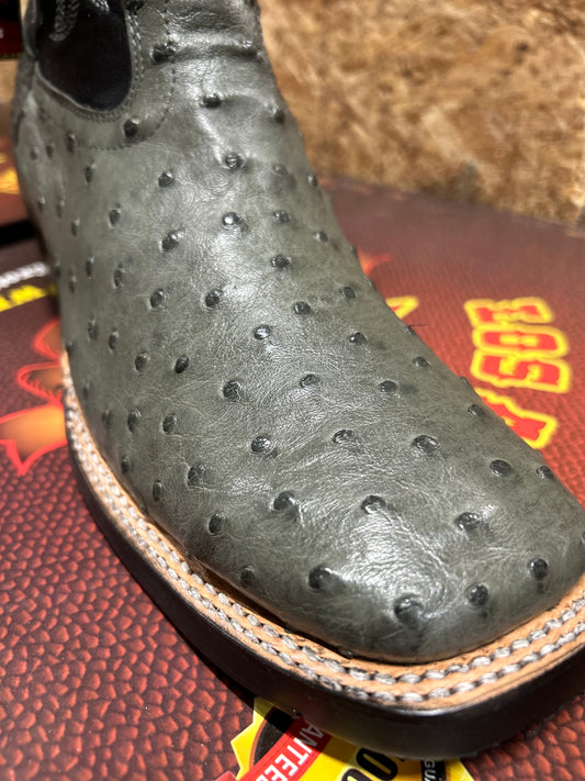 Exotic Los Altos Quilled Ostrich Boots