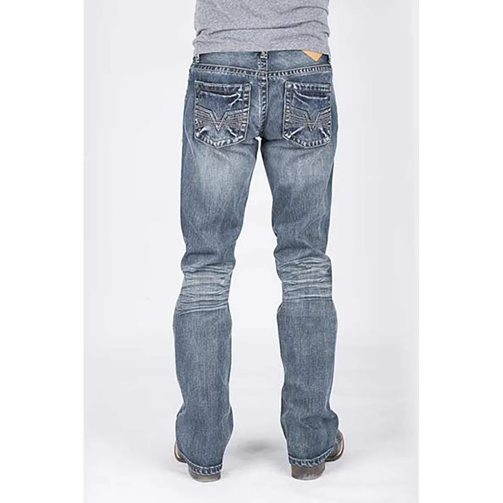 Tin Haul Guy's Jean (Medium Wash) - Men's Bootcut Jeans (Closeout)