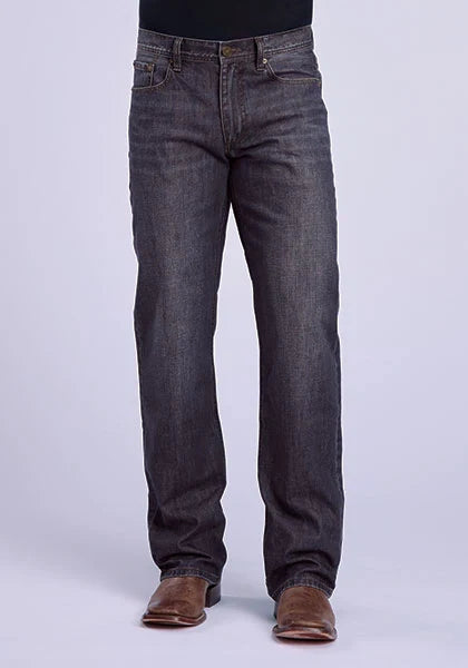 Tin Haul 420 Regular Joe Gold Stitching (Dark Wash) - Men's Bootcut Jeans