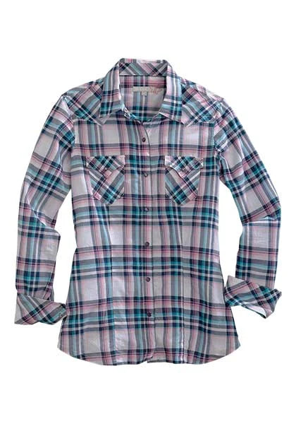 Tin Haul 2690 Plaid (Pink) - Women's Western Shirt