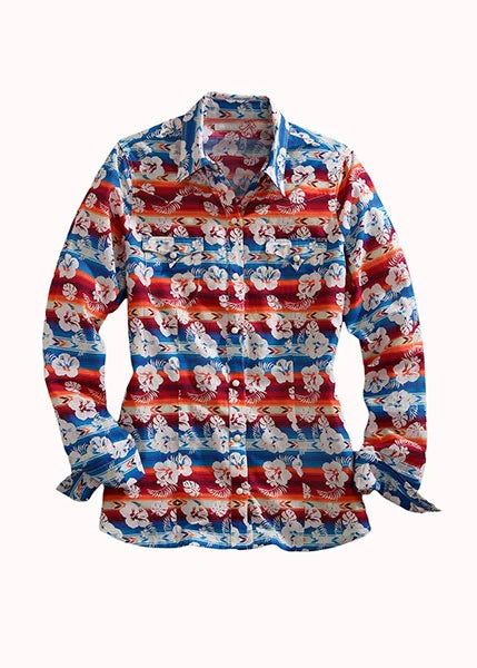 Tin Haul 1495 Hawaiian Serape (Multi) - Women's Western Shirt