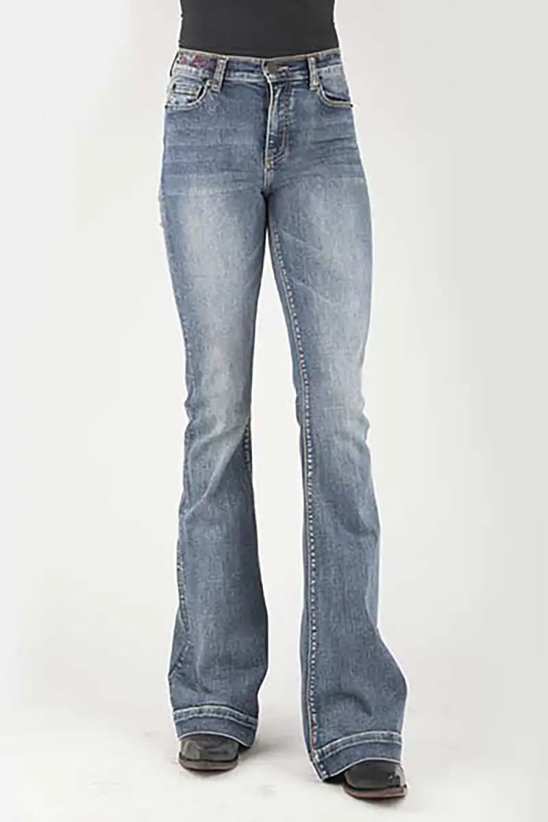 Tin Haul 595 Libby Fit Anvil and Hammer ( Denim Light Wash )- Women's Jeans