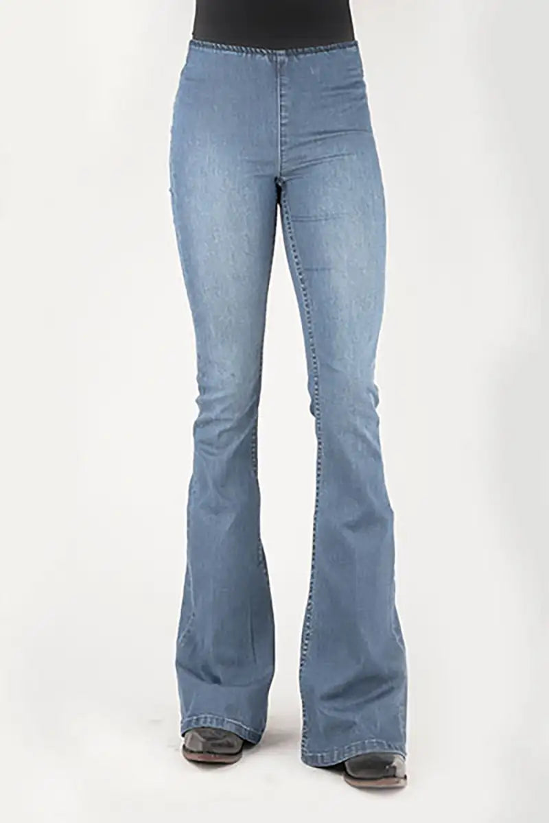 Tin Haul 825 Harlow Fit Skinny Flare ( Denim Light Wash )- Women's Jeans