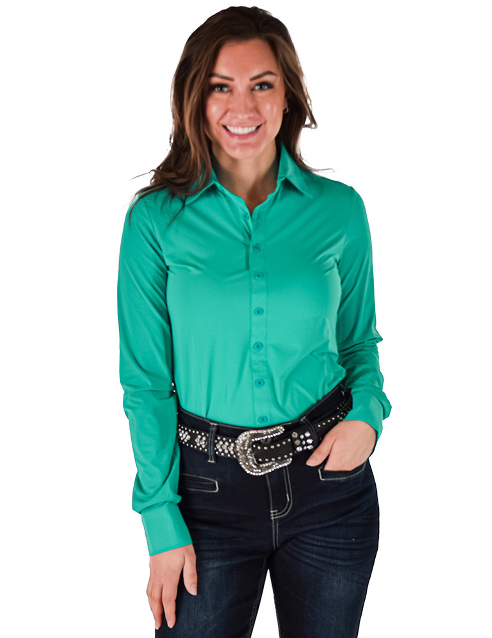 Cowgirl Tuff 4 Way Stretch Button Up
