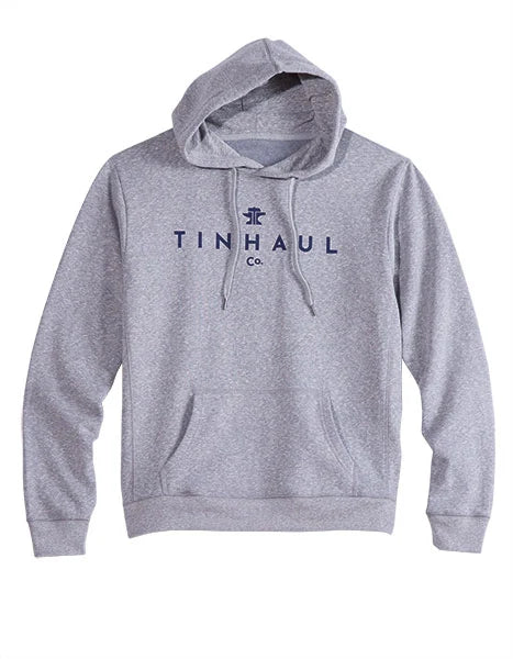 Tin Haul Anvil Logo (Grey) - Men's Hoodie Sweatshirt