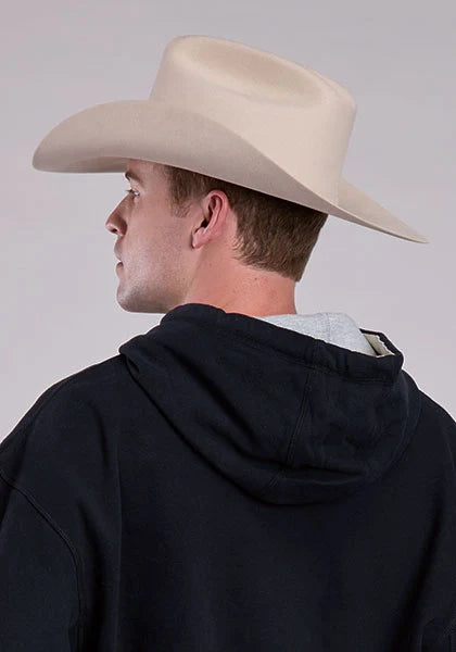 Tin Haul Antique White Logo (Black) - Men's Hoodie Sweatshirt