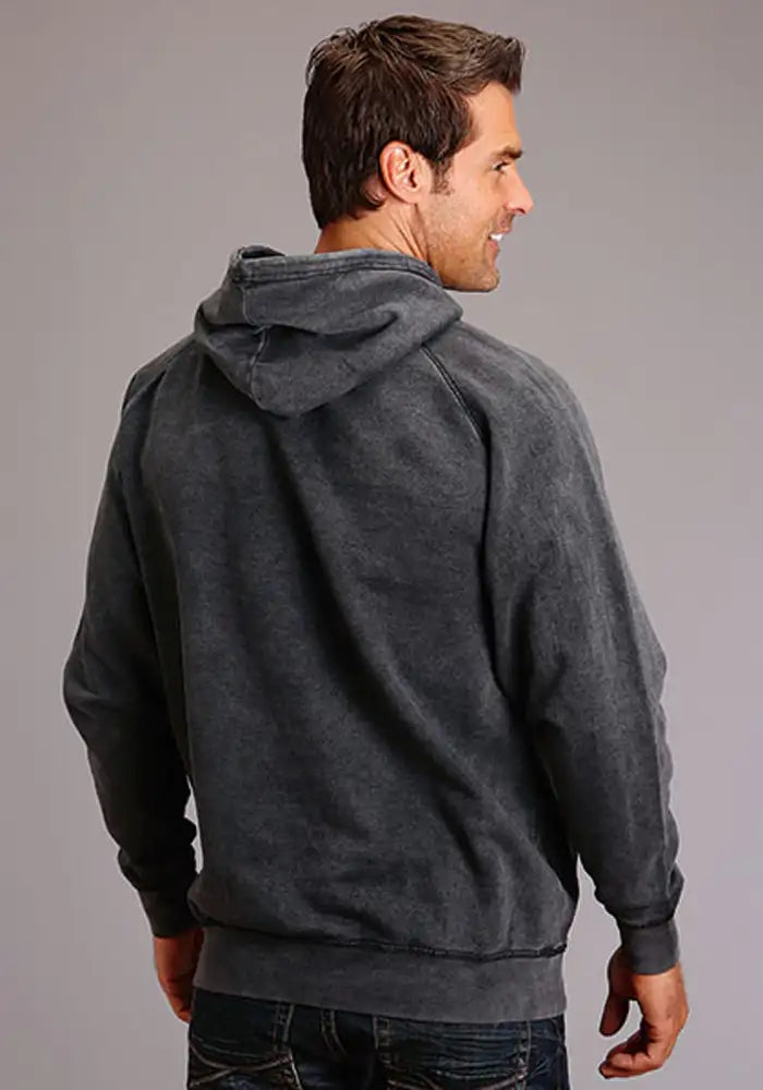 Stetson Eagle And Star (Black) - Men's Hoodie Sweatshirt