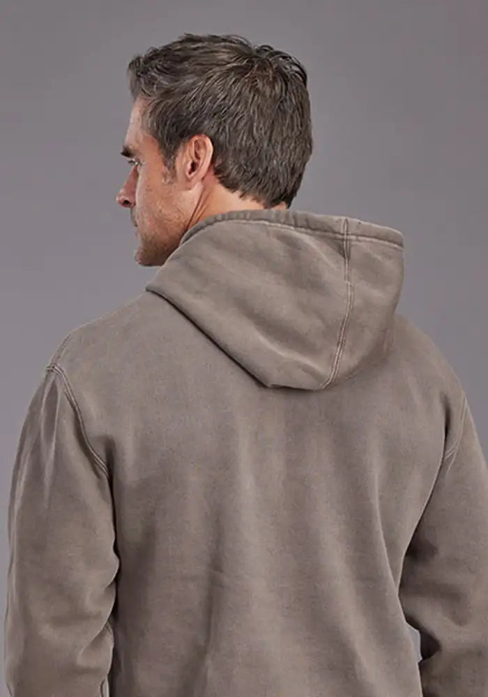 Stetson Longhorn Steer Skull (Brown) - Men's Hoodie Sweatshirt