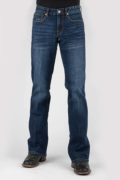Stetson 1015 Rocker Stretch Fit Mountain (Dark Wash) - Men's Jeans