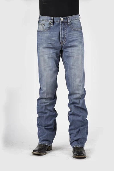 Stetson 1520 Fit Tacking (Light Wash) - Men's Jeans