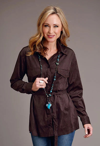 Stetson 1914 Solid (Chocolate) - Women's Long Shirt