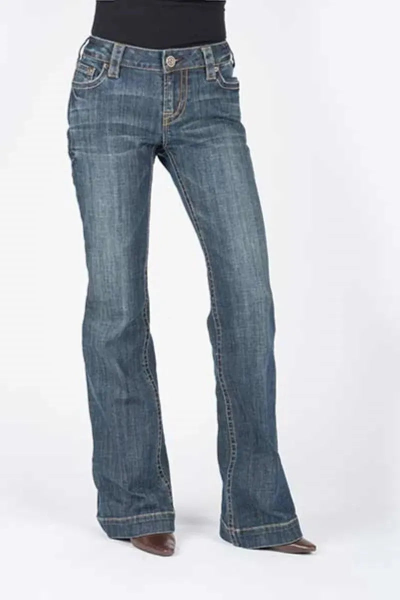 Stetson 214 City Trouser Jeans (Medium Wash) - Women's Jeans (Closeout)