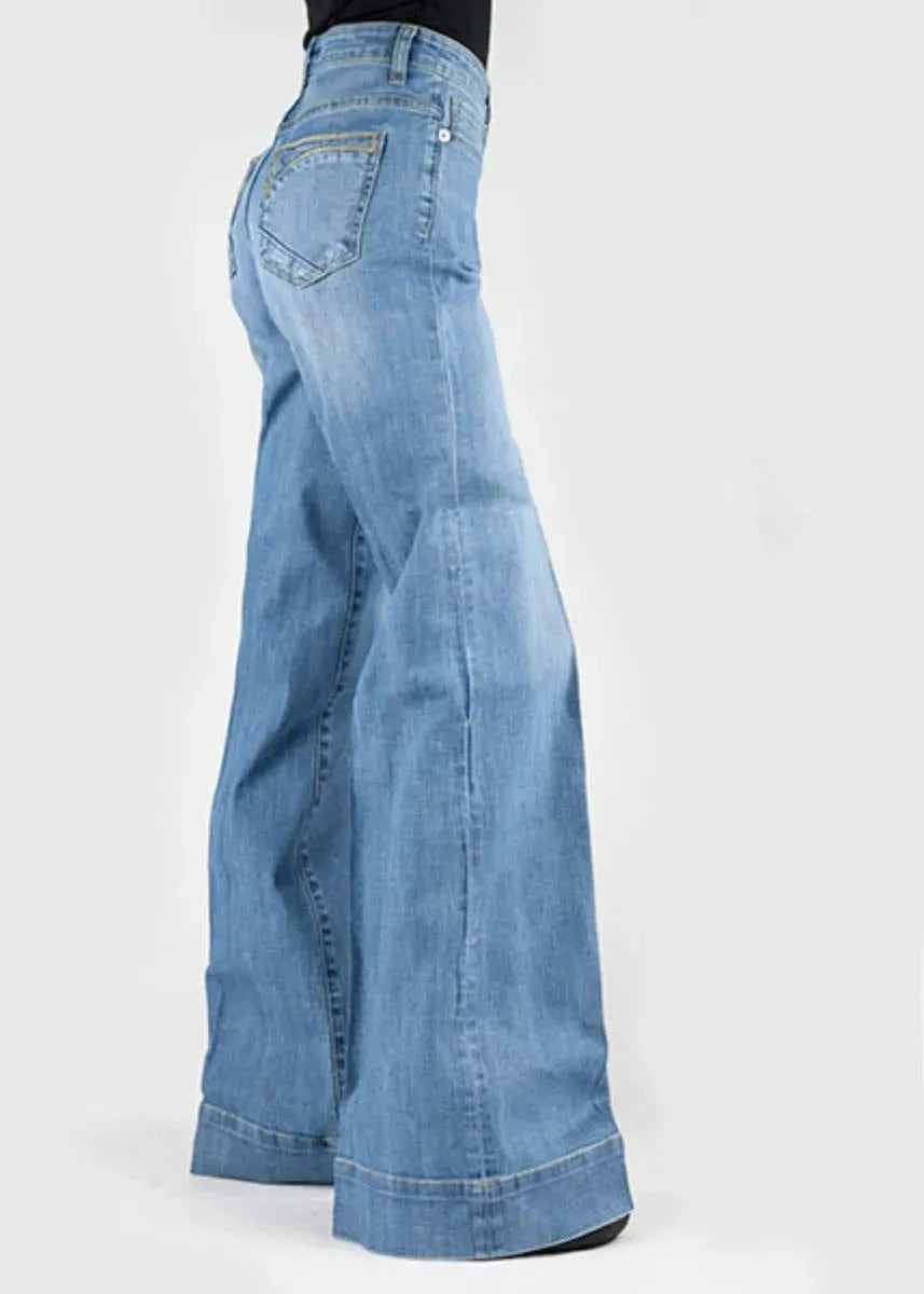 Stetson 751 Wide Leg High Rise (Light Wash) - Women's Jeans