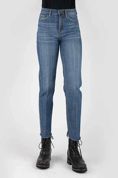 Stetson 915 High Rise Straight Crop (Medium Wash) - Women's Jeans