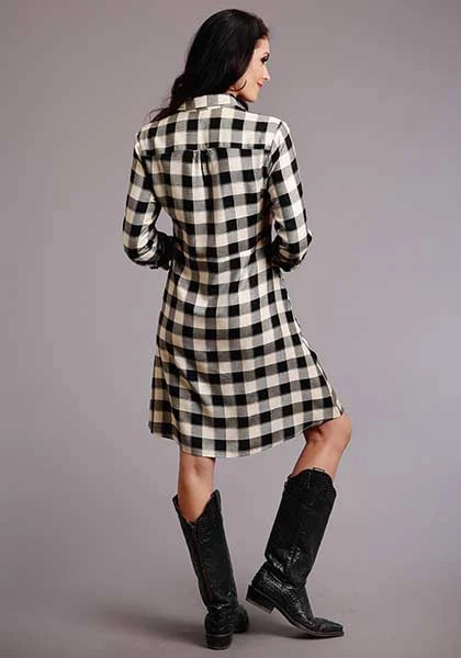 Stetson 00514 Buffalo Plaid (White) - Women's Dress