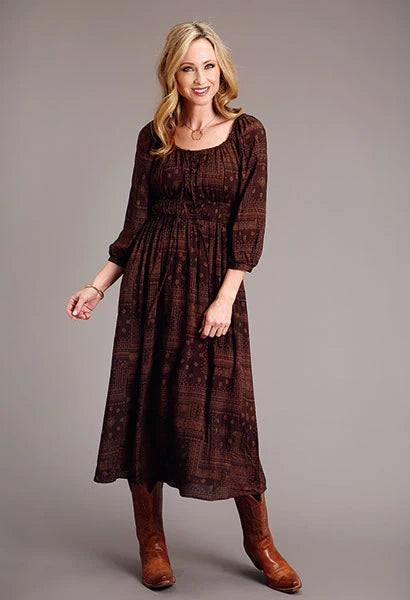 Stetson 1860 Patchwork Bandana (Brown) - Women's Dress