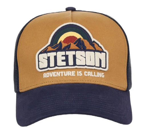 Stetson Adventure Is Calling (Tan/Navy) - Trucker Cap
