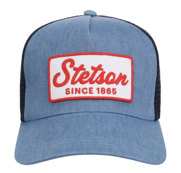 Stetson Since 1865 Denim (Light Blue) - Trucker Cap