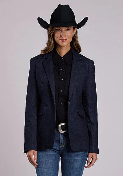 Stetson Stretch Denim (Navy) - Women's Blazer