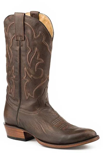 Stetson Carlisle (Dark Brown) - Men's Cowboy Boot