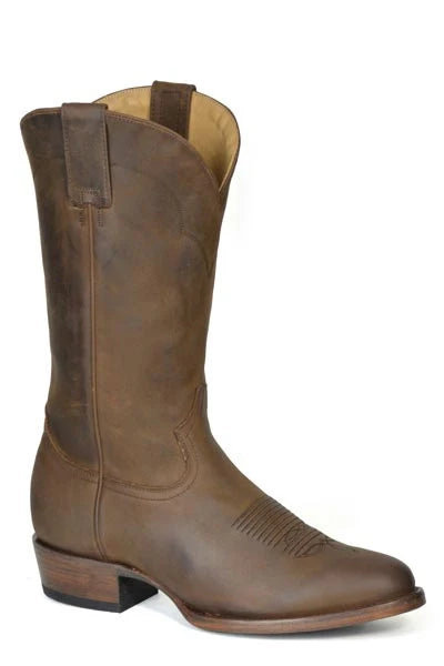 Stetson Crocket (Brown) - Men's Cowboy Boot