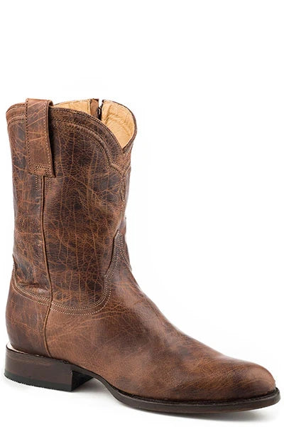 Stetson Rancher Zip Roper (Tan) - Men's Cowboy Boot