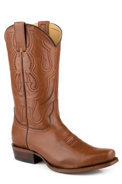 Stetson Carlisle (Light Brown) - Men's Cowboy Boot