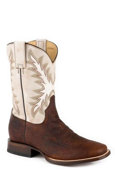 Stetson Cole (White) - Men's Cowboy Boot