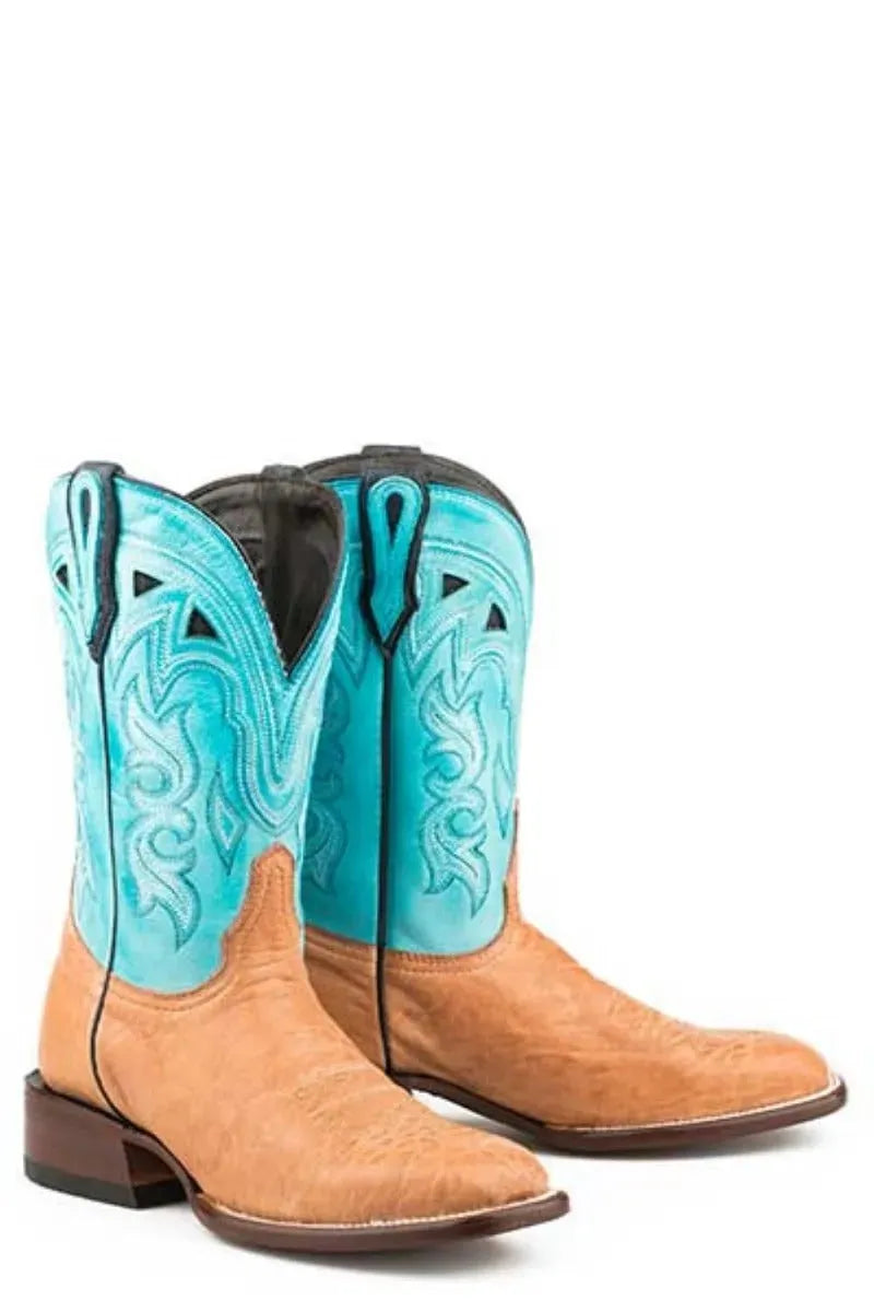 Stetson Florence (Blue) - Women's Leather Cowgirl Boot