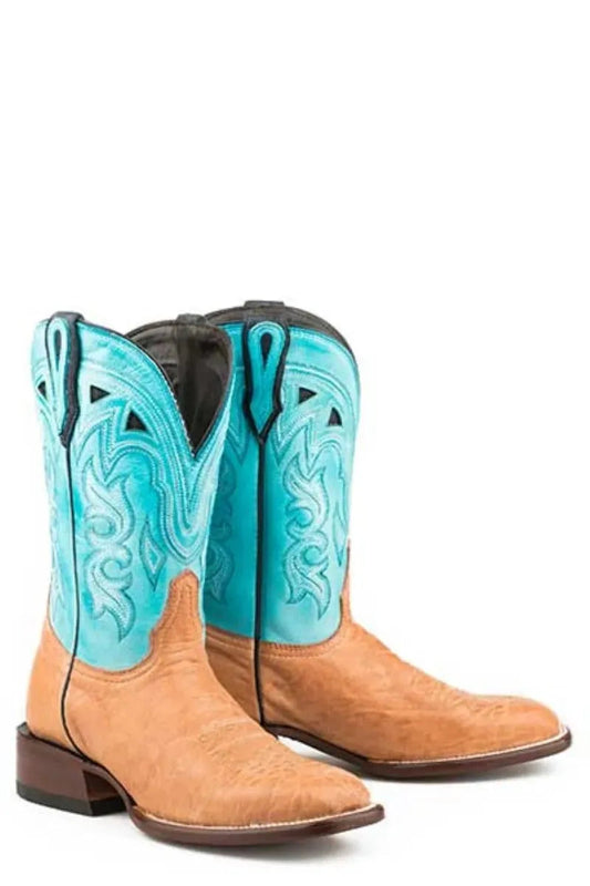 Stetson Florence (Blue) - Women's Leather Cowgirl Boot