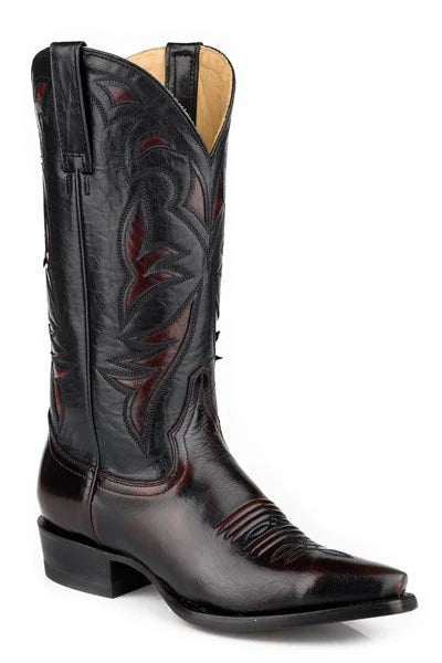 Stetson Georgia (Black Cherry) - Women's Leather Cowgirl Boot