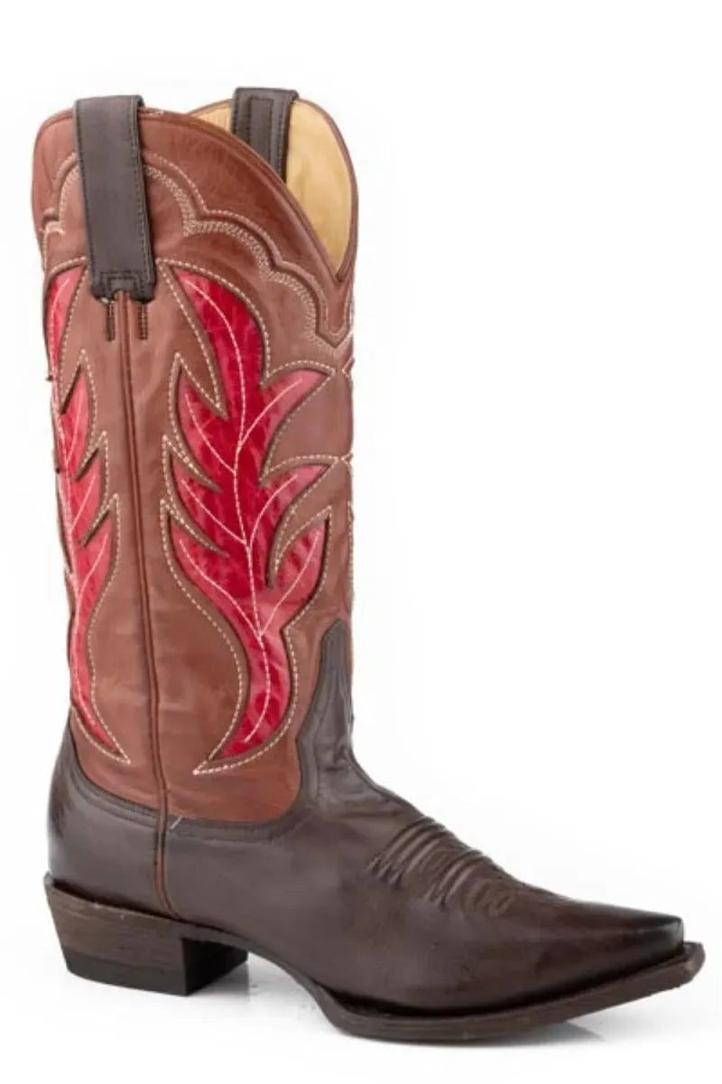 Stetson Erin (Red) - Women's Leather Cowgirl Boot