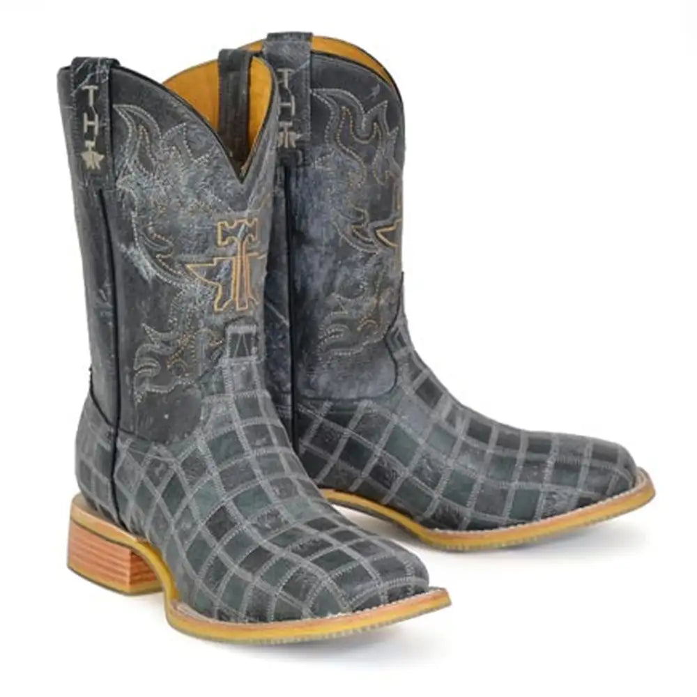 Tin Haul King Of Clubs/Cowboy Card - Men's Leather Cowboy Boot