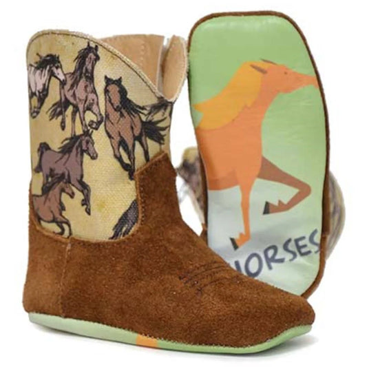 Tin Haul Mini Stampede - Infant Cowboy Bootie