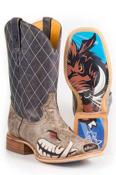 Tin Haul Not Boaring - Men's Leather Cowboy Boot