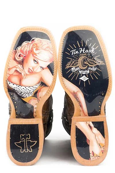 Tin Haul What's Your Angle  - Men's Leather Cowboy Boot